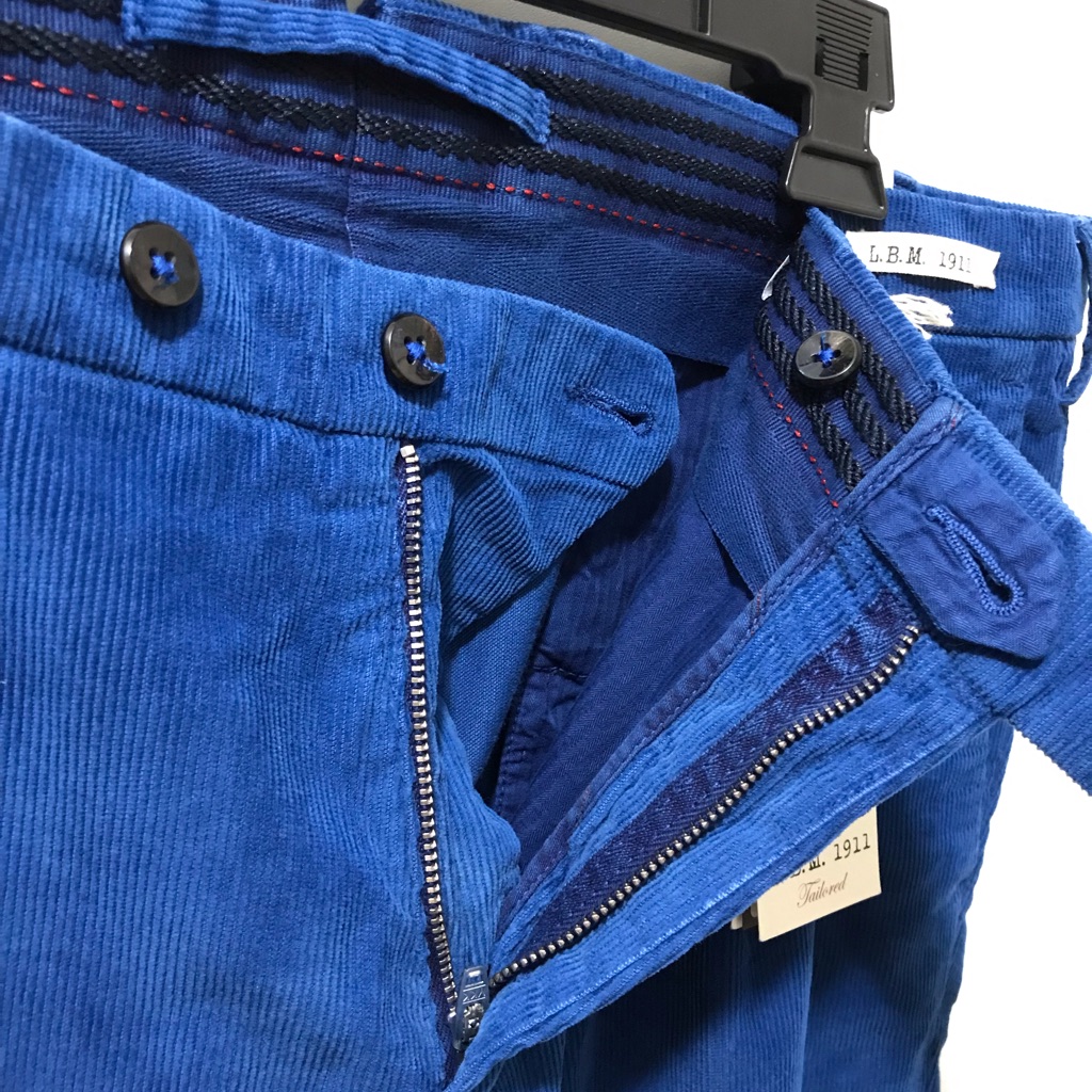 L.B.M.1911 Italian Luxury Cotton Corduroy Beautiful Pants 54/38w~36w Nwt$450